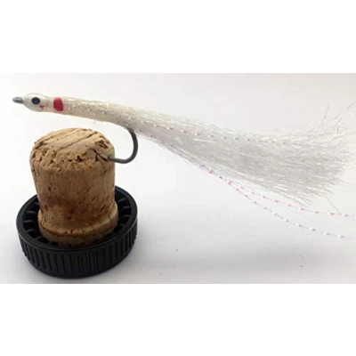 Image of BestCity Saltwater Fly Fishing Sand Eels/Sandeels Sizes 2 &amp; 2/0 Pack of 6#61D