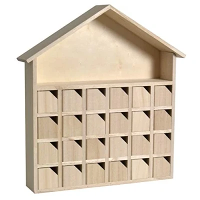 Image of Artemio Advent Calendar House 31.5 x 7 34 cm, Wood