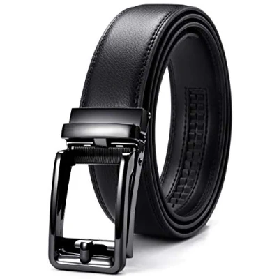 Image of CHAOREN Ratchet Belt Mens Dress 1 3/8&quot; Comfort Click Micro Adjustable Fit Everywhere