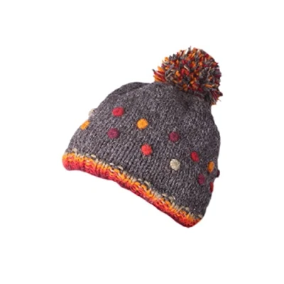 Image of Pachamama Montpellier Bobble Beanie Bark
