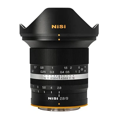 Image of NiSi 9mm F2.8 ASPH is an ultra wide angle lens designed for APS C systems, specifically Nikon Z Mount cameras. It features aperture range from f/4 to f/22, manual focus