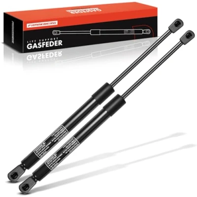 Image of Frankberg 2x Gas Struts Tailgate Rear Trunk Lift Compatible with Almera N16 I4 Hatchback 2000 2006 Replace# 90450BM400
