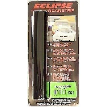 Image of Black Gloss Touring Car Sun Strip Easy To Fit