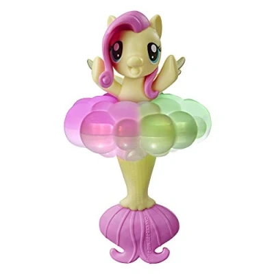 Image of My Little Pony Rainbow Lights Iridescent Glow E5961 Fluttershy Fleet with 3 Batteries Included New