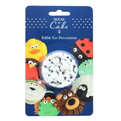Image of House Of Cake Edible Sugar Eyes, Decorations For Animals, Monsters, And Aliens On Cakes, Cupcakes, Muffins, Cookies, 25g