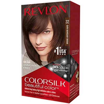 Image of Revlon Colorsilk Haircolor, Dark Mahogany Brown 32
