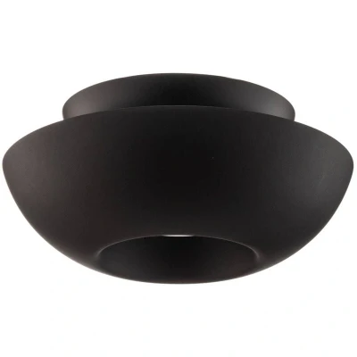Image of Lucande Kellina ceiling light, Ø 48 cm, black, metal