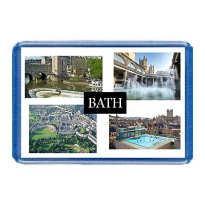Image of Bath Postcard Style Design 7cm x 4.5cm Novelty Tourism Fridge Magnet.