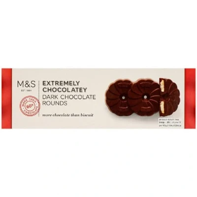 Image of Marks and Spencer Extremely Chocolatey Dark Rounds 200g
