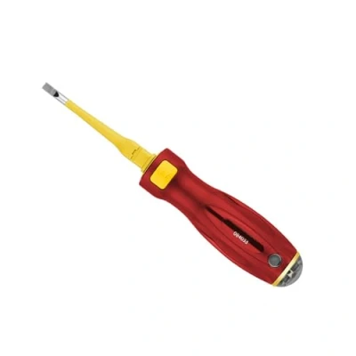 Image of Insulated Screwdriver Voltage Test Pen Detectors Electroprobe Home Electricity Tool Circuit Tester with Handle Set