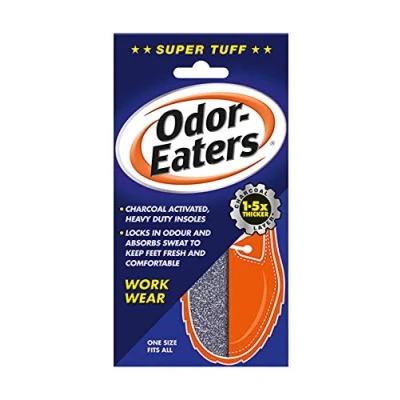Image of Odor Eaters Super Tuff Odour Destroying Insoles, 2 insoles
