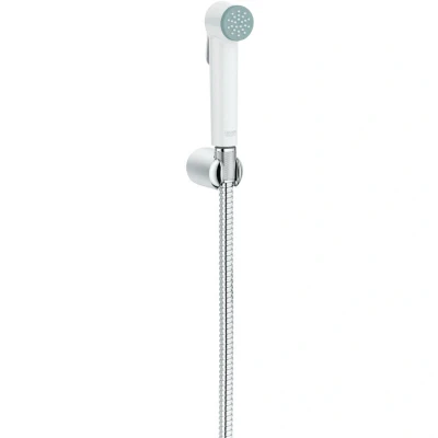 Image of GROHE Tempesta F Trigger Spray Wall Holder Set 1 Chrome/White 26356IL0