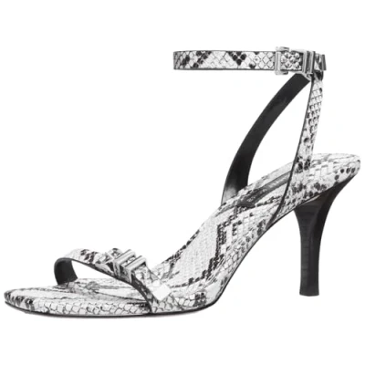 Image of Michael Kors Darrington Stiletto Sandals, Women&#039;s, Size: 75, Aluminum shoes