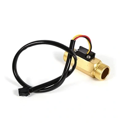 Image of 1Pc Water Flow Sensor Switch G1/2&quot; Copper Hall Effect Liquid Flowmeter Meter 1 30L/min for Heaters Measurement Device