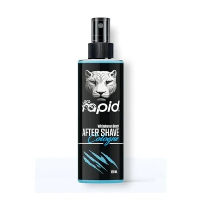 Image of Prorapid Aftershave Mens Cologne, White Heaven Beach 150 ml Citrus, Tangerine, Sea Water Fragrance Refreshing Spray Lotion for Men