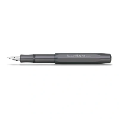 Image of Kaweco AL SPORT Fountain Pen Anthracite I Premium for Ink Cartridges Exclusive 13 cm Nib: F (Fine)