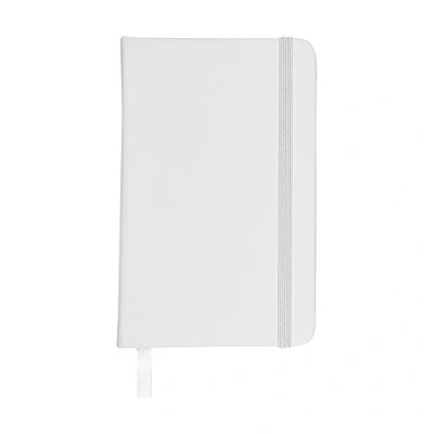 Image of eBuyGB A5 Coloured Hardback Lined Paper Notebook, White