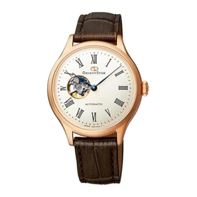 Image of Orient Women&#039;s Analogue Automatic Watch with Leather Strap RE ND0003S00B