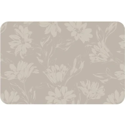 Image of d c fix Rio Place Mat Table Kitchen Dining Room Living Decoration 100% Polypropylene Food Safe Wipe Clean Stella Greige 44 cm x 29