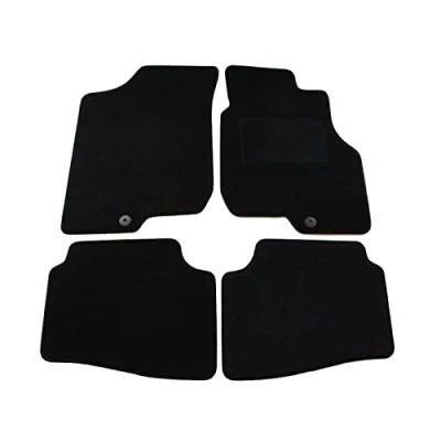 Image of Tailored Black floor Car Mats for Ceed mk1 2007 2012