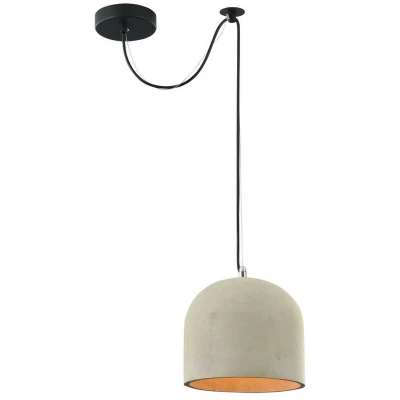 Image of Broni Dome Ceiling Pendant Lamp Black, 1 Light, E27