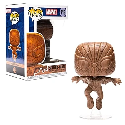 Image of Funko Pop! Exclusive Wooden Spider Man