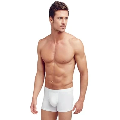 Image of Jockey® Cotton+ Trunk 3 Pack, White, 3XL