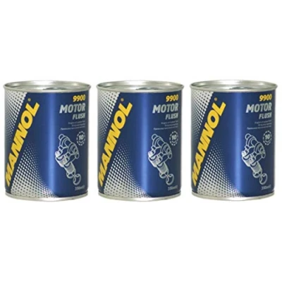 Image of MANNOL Motor Flush, Engine Cleaner to be used prior Oil Change, 350ml X3
