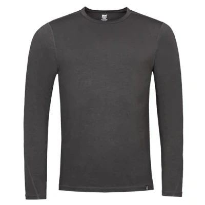 Image of HEAT HOLDERS Mens Long Sleeve Thermal Top Ultra Lite Fleece Lined Base Layer (UK, Alpha, L, Regular, Charcoal)
