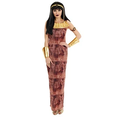 Image of Fun Shack Cleopatra Outfit, Egyptian Queen Costume Women, Ancient Women Large