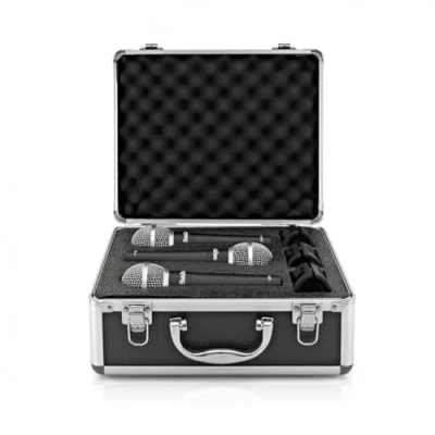 Image of SubZero Dynamic Vocal Microphone 3 Piece Set with Clips &amp; Case