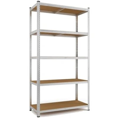 Image of heavy duty boltless metal steel shelving shelves storage unit Industrial