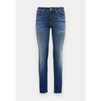 Image of ONLY Onlblush MID Ankle Jeans Skinny Fit, Women&#039;s, Size: Sx30, Dark blue denim