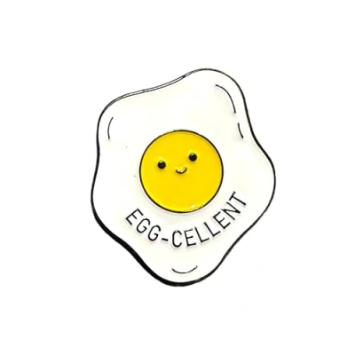 Image of Patch Nation Egg Cellent Metal Cosplay Pin Badge Brooch