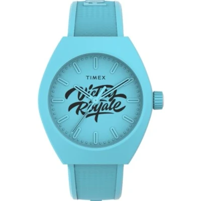 Image of Timex Urban Pop X Fortnite Mens Blue Watch TW2W96900 One Size