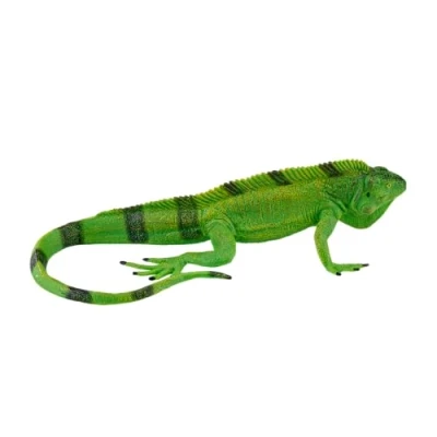 Image of MOJO Iguana Hand Painted Toy Figure Wildlife Collection True to Life &amp; Highly Detailed Designed in the UK