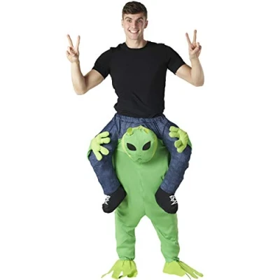 Image of Morph Alien Piggyback Costume, Piggy Back Costume Adult, Adults, Halloween Costumes Alien, Outfit