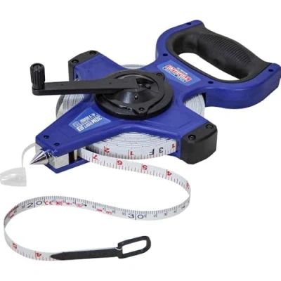 Image of Faithfull FAITMFG30N Fast Rewind Open Frame Surveyors Long Tape 30M (100ft)
