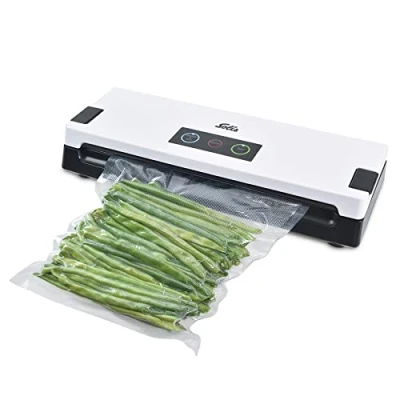 Image of Solis Vac Quick 576 Fully Automatic Vacuum Sealer Machine for All Types of Food Preservation Powerful Pump Down to 0.7 bar Grey