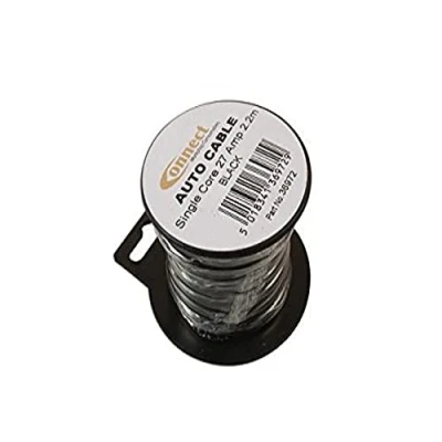 Image of Connect 36972 Mini Reel Automotive Cable 27A Black 2.2m