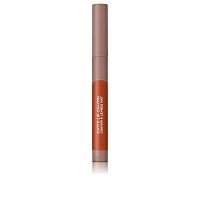 Image of L&#039;Oreal Paris Infallible Very Matte Lip Crayon Lipstick, Smudge Proof, Orange 106 Mon Cinnamon