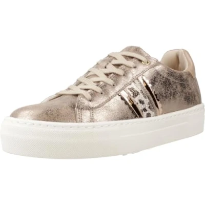 Image of Geox Women&#039;s D Claudin A Sneaker, Lead, 3 UK
