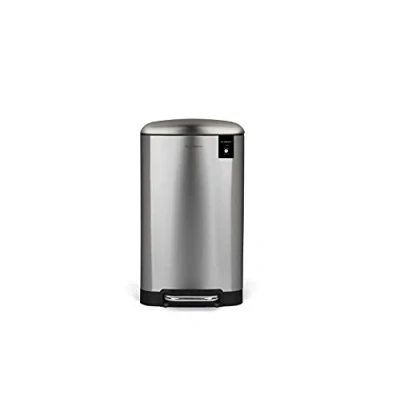 Image of Les Collectors Stainless Steel Pedal Kitchen Bin n712 30 L Capacity, Compact, Practical, Removable Inner Bin, Design, Durable, Silent Lid Closure