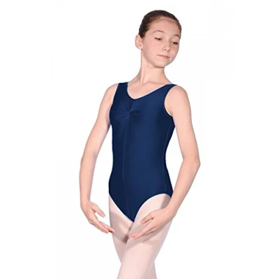 Image of Roch Valley Sheree Nylon/Lycra Leotard Navy blue Age 5 6 110 116cm (1)