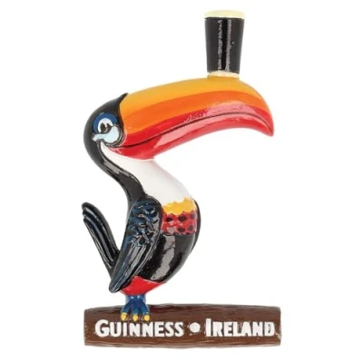 Image of Guinness Official Merchandise 3D Designed Toucan Resin Magnet