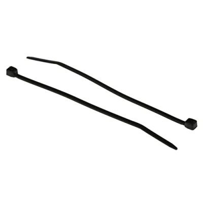 Image of RS PRO Nylon 66 Cable Ties Subminiature Black 1.6 mm x 71 Pack of 100