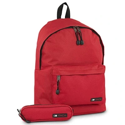 Image of ITACA Mens Backpack Mens. Rucksack Bag for Women. School Backpack. Men. Backpacks Men by ITACA, Red