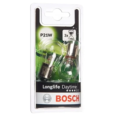 Image of 1013710, 1610596, 32010159 Bulb BOSCH 1 987 301 050 12V 21W P21W AUDI: A4 B8 Saloon, Q7, A1 Sportback, TOYOTA: Yaris III Hatchback, MR2 I Coupe, Aygo