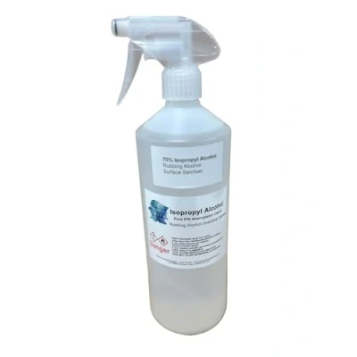 Image of IPA Isopropyl Alcohol 99.9% Pure Rubbing Isopropanol Liquid 1 Litre Lab Grade