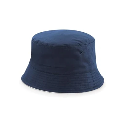 Image of Beechfield Unisex B686.FNA WHI.1SM Reversible Bucket Hat Black, Small/Medium/Large/X Large